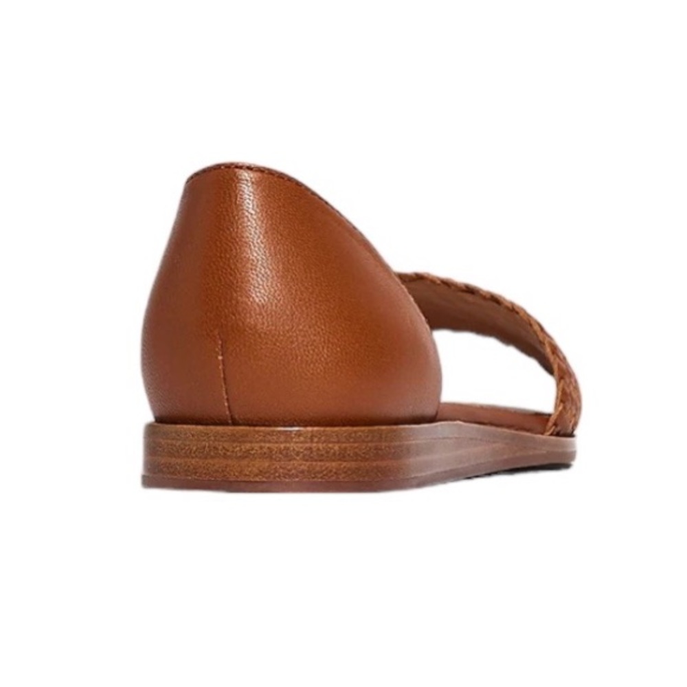 Madewell Tan Woven Leather D'Orsay Flats - Picture 3 of 7